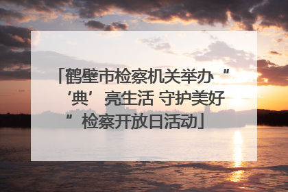 鹤壁市检察机关举办“‘典’亮生活 守护美好”检察开放日活动