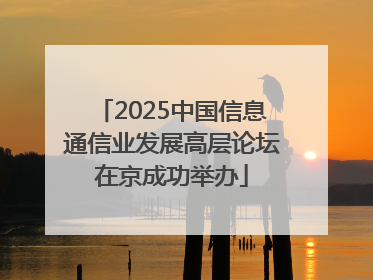 2025中国信息通信业发展高层论坛在京成功举办