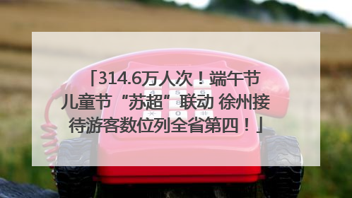 314.6万人次！端午节儿童节“苏超”联动 徐州接待游客数位列全省第四！