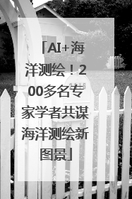 AI+海洋测绘！200多名专家学者共谋海洋测绘新图景